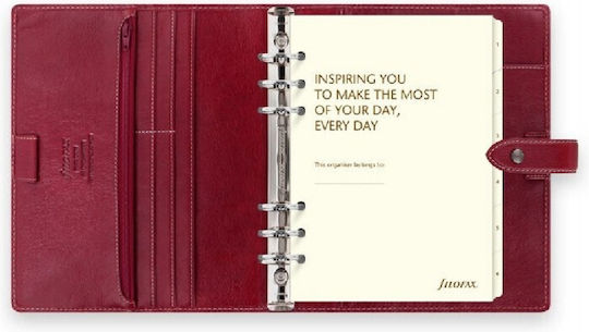 Filofax Täglich Veranstalter Burgundisch 14.8x21cm