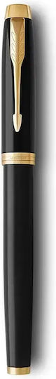 Parker I.M. Core Fountain Pen Fine Black Steel with Black Ink