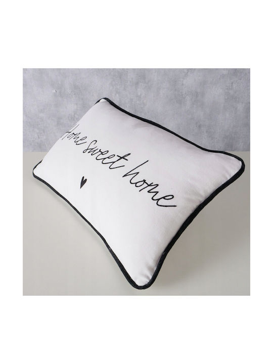 Boltze Boltze Throw Pillow Sofa Cushion White 30x50cm