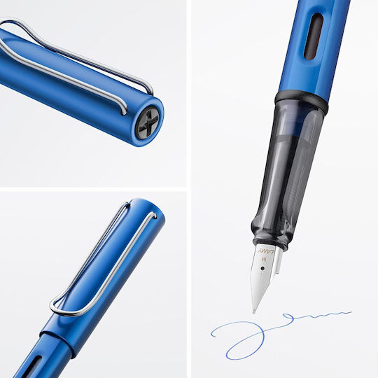 Lamy Lamy Füllfederhalter Medium Rot aus Aluminium mit Roten Tintenfarbe