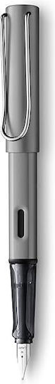 Lamy Писалка Fine Сива от Алуминий с Червено Мастило
