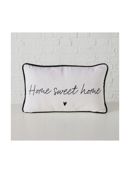 Boltze Boltze Throw Pillow Sofa Cushion White 30x50cm