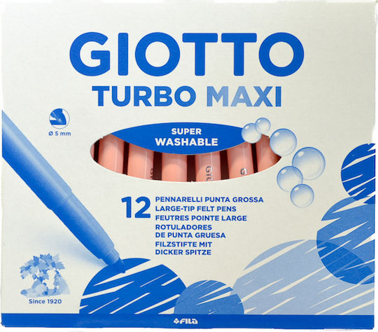 Giotto Rosa Zeichenmarker 5mm Dicke Dünne Set 12Stück