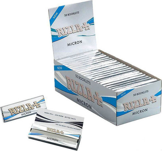 Rizla Micron Χαρτάκια Στριφτού Τσιγάρου 50 φύλλα 1τμχ