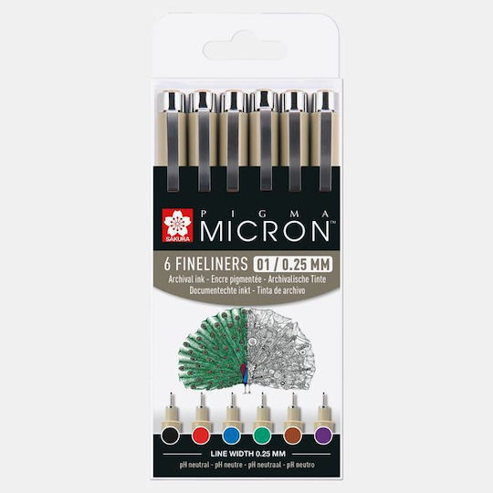 Sakura Pigma Micron Design Marker 0.25mm Red