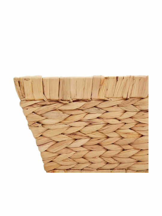 vidaXL Set of Decorative Baskets Straw with Handles Brown 38x28x15cm 2pcs