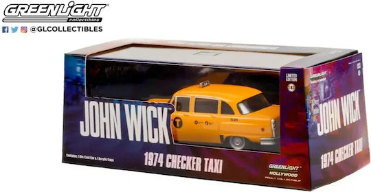 Miniaturi Montate Checker Marathon N.y.c Taxi John Wick 1974 Scara 1 Greenlight