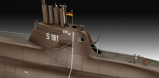 Revell 70 Jahre Deutsche Bundeswehr Wilhelm Bauer Typ 206a Klasse 2 Maßstab 1:144 05186