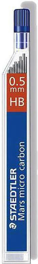 Пълнители за механични моливи Staedtler HB 0.5 mm 250 05-hb Stae25005hb