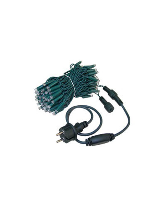 100 Lights LED 10m. Green in String 2pcs