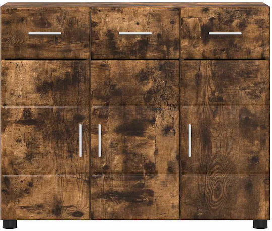 Μπουφές Ξύλινος Καπνιστό Δρύς 88.5x30.5x73cm