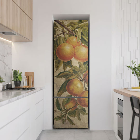 Magnetisches Kühlschrank-Cover Küche Zitrusfrüchte Obst 60x190 cm