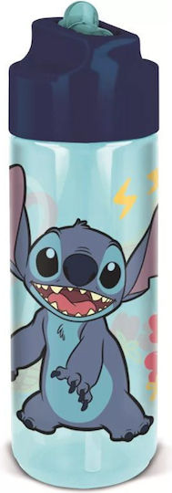 Disney Lilo And Stitch Παιδικό Παγούρι Lilo & Stitch Πλαστικό με Καλαμάκι 430ml