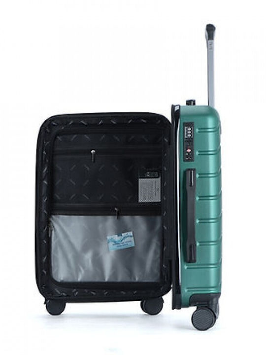 Lavor Large Travel Suitcase Hard Green with 4 Wheels Height 75cm 1-601