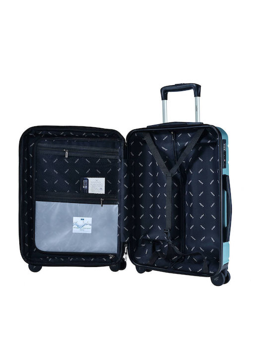 Lavor Travel Suitcases Hard Mint with 4 Wheels Set of 3 Pieces