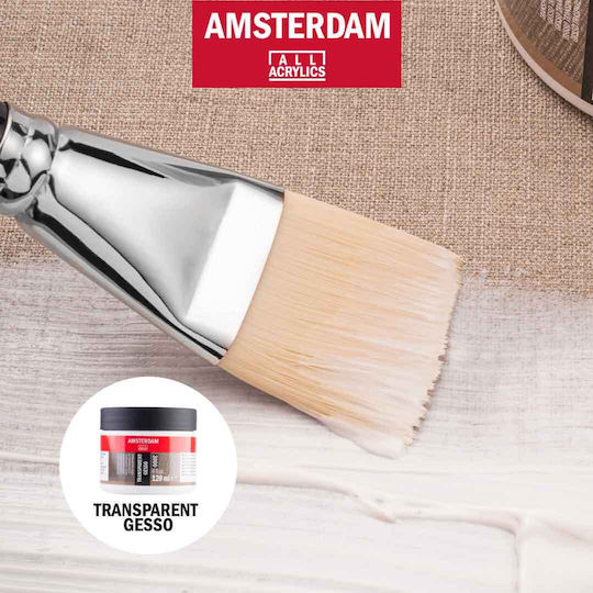 Royal Talens Amsterdam Gesso Αστάρι Διάφανο για Ξύλο 500ml