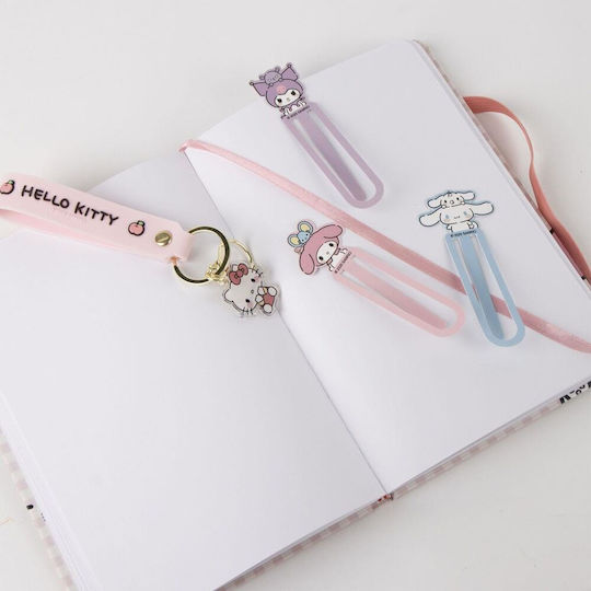 Hello Kitty Schreibwaren-Set A5 Notizbuch + Lesezeichen