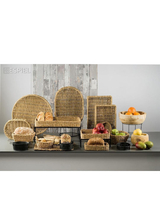 Espiel SEAGRASS GN1/4 S Dreptunghiular Tavă de Servire în Culoare Bej 26.5x16.3x6cm KAG408 1buc