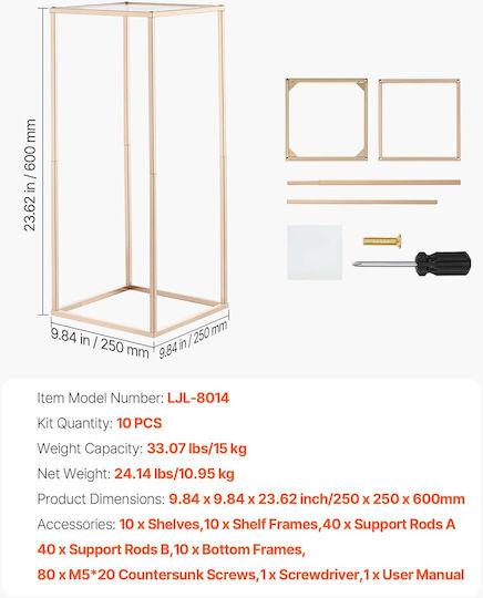 Vevor Hochzeitsdekoration 10Stück 60cm