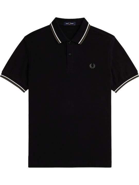 Twin Tipped Polo Μπλούζα Κοντομάνικη Μαύρη
