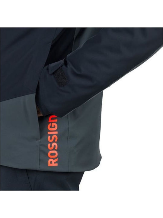 Rossignol Hero RLNMJ17-200 Ανδρικό Μπουφάν για Σκι & Snowboard Μαύρο