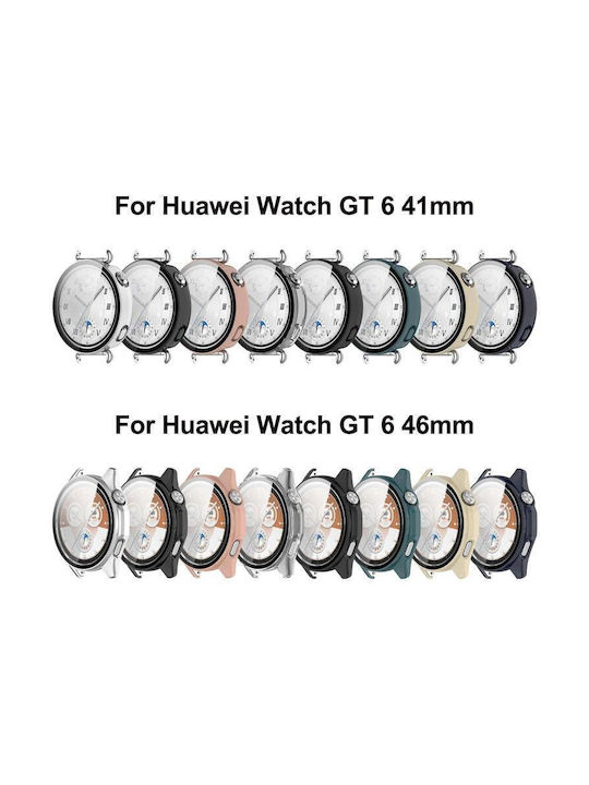 Пластмасов Калъф със Стъкло в Син цвят за Huawei Watch GT 6 46мм