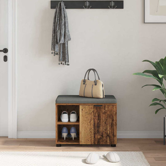 Eingangsmöbel mit Bank Old Wood 60x38x46cm