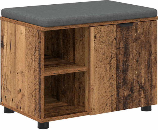 Eingangsmöbel mit Bank Old Wood 60x38x46cm