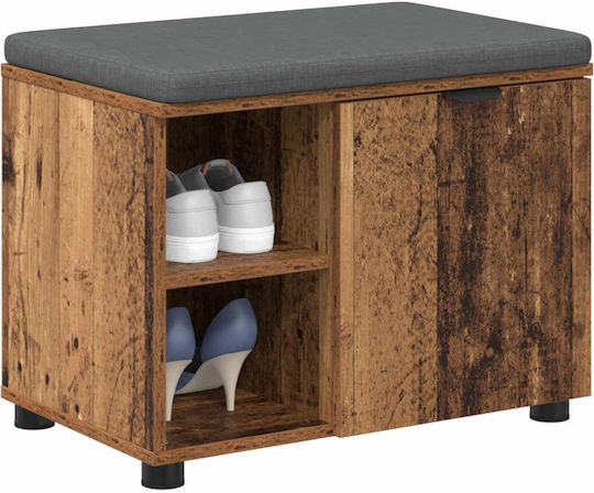 Eingangsmöbel mit Bank Old Wood 60x38x46cm