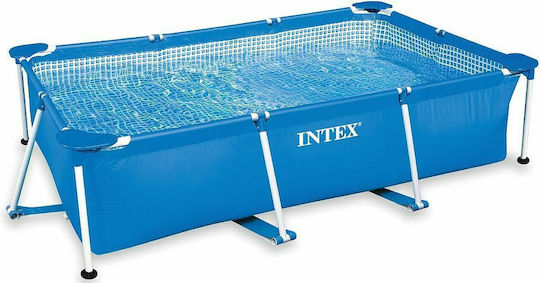 Intex Πισίνα PVC 1662lt με Μεταλλικό Σκελετό 220x150x60εκ. Γαλάζια