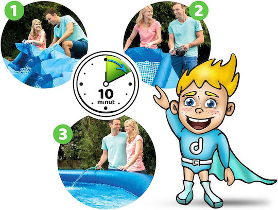 Intex Easy Set Round Swimming Pool PVC 1942L Inflatable 244x61cm