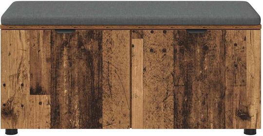 Mobilier de Intrare cu Bancă Old Wood 100x38x46cm