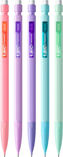 BIC Matic Μηχανικό Μολύβι Πλαστικό 0.7mm με Γόμα Μωβ