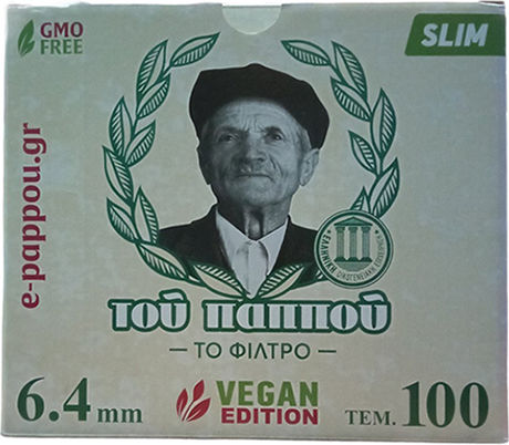 Tou Pappou Vată pentru țigări Carbon activat 6.4mm 40x1buc