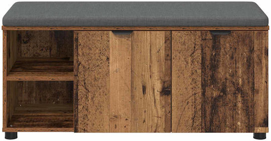 Eingangsmöbel mit Bank Old Wood 100x38x46cm
