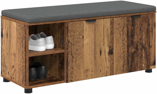 Eingangsmöbel mit Bank Old Wood 100x38x46cm