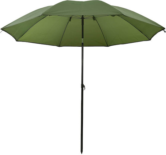 Vidaxl Fishing Umbrella Military Yellow 300 x 240 Cm