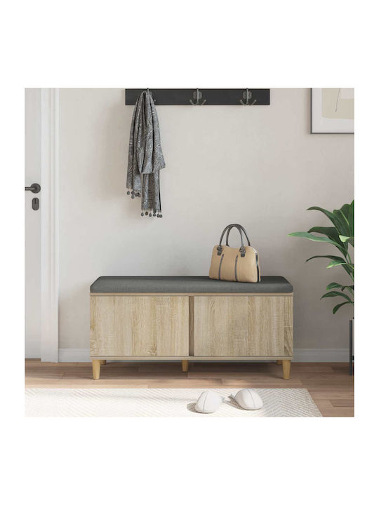 Eingangsmöbel mit Bank Sonoma Oak 60x38x46cm