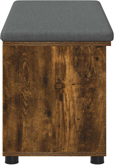 Eingangsmöbel mit Bank Smoked Oak 100x38x46cm
