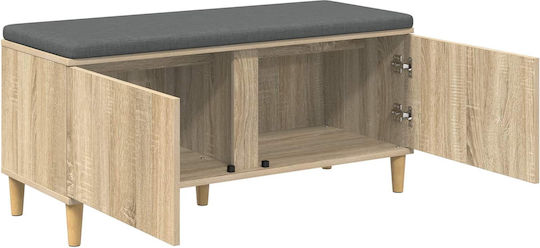 Έπιπλο Εισόδου με Παγκάκι Δρύς Sonoma 60x38x46εκ.