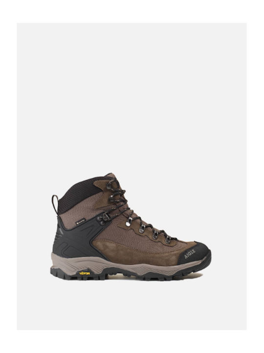 Aigle Sonricker Hunting Boots Gore-Tex in Brown color