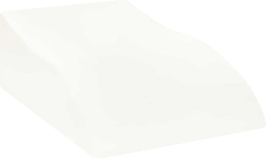 vidaXL Μαξιλάρι Σφήνα 68x40x18cm σε Λευκό χρώμα 42020184