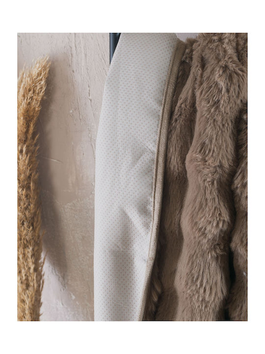Rythmos Rabbit Three-Seater Sofa Throw Fur 180x280cm Gray