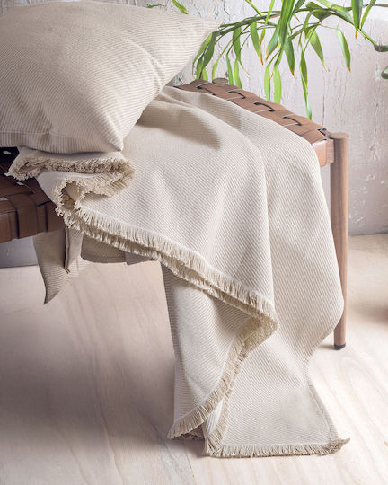 Rythmos Reve Cuverturi Pentru Canapea De Fotoliu Jacquard 180x160cm Gri