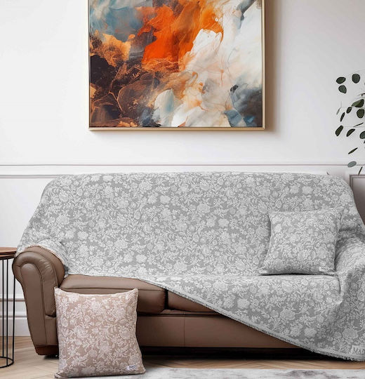 Madi Rosvel Armchair Throw 170x180cm Gray