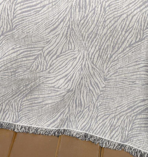Nima Moca Ριχτάρι Τετραθέσιου Καναπέ Chenille 180x350εκ. Moca Gray 35975