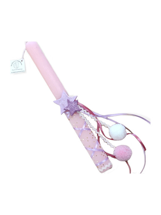 Easter Candle Unicorn Round with Box Unicorn 30pcs Pink with Shoulder Bag