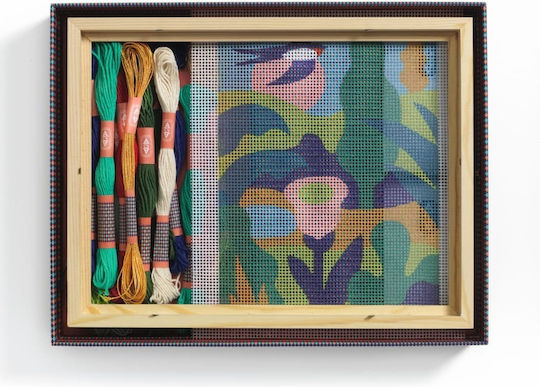 Djeco Atelier 64 Kέντημα Καμβά Άνοιξη
