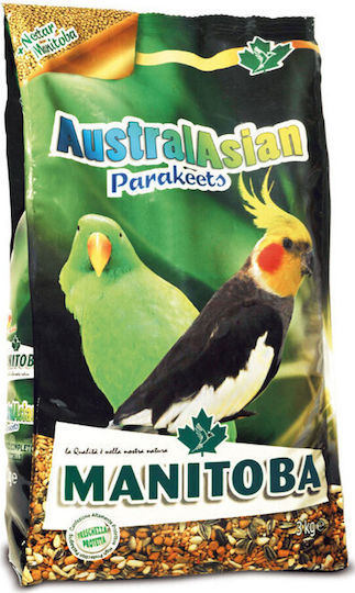 Manitoba AustralAsian Parakeets Τροφή για Μεγάλους Παπαγάλους για Mεσαίους και Mεγάλους Παπαγάλους 1kg