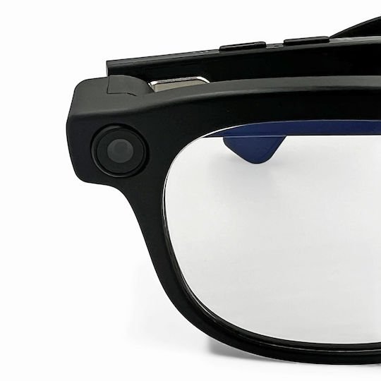 Riverio Unisex Blue Light Blocking Glasses Anti Blue Polarized Oval Black Rubber Frame Lens G2pro
